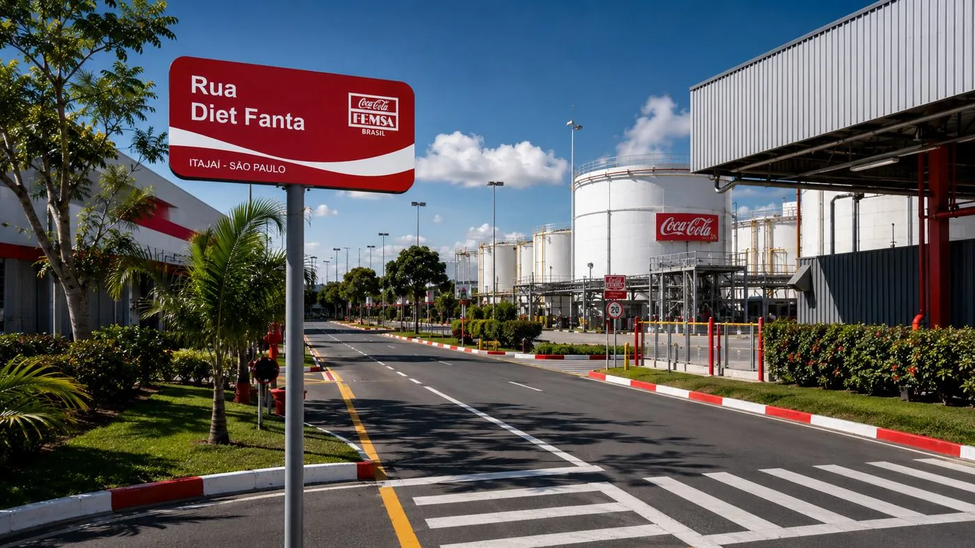 Projeto de sinalização visual da fábrica Coca-Cola FEMSA